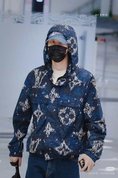 체인2호 / 루이비통 남성 프린트 나일론 후드 자켓
