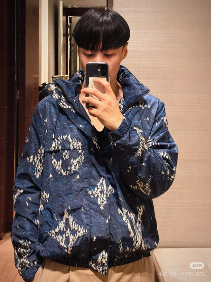 체인2호 / 루이비통 남성 프린트 나일론 후드 자켓