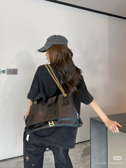 체인2호 / 발렌시아가 남성 반짝반짝 반팔 티셔츠