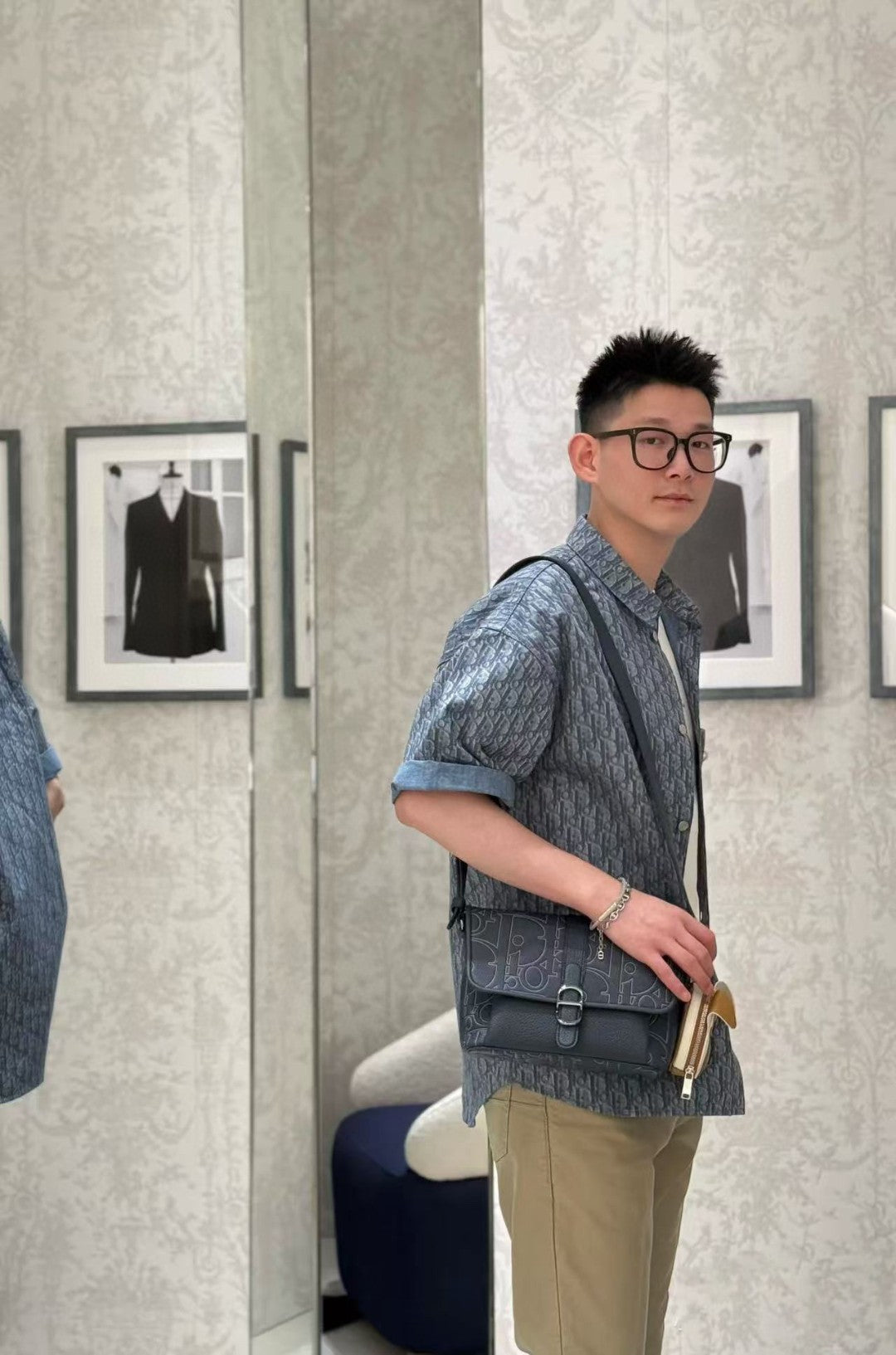 체인2호 / 디올 남성 반팔 셔츠