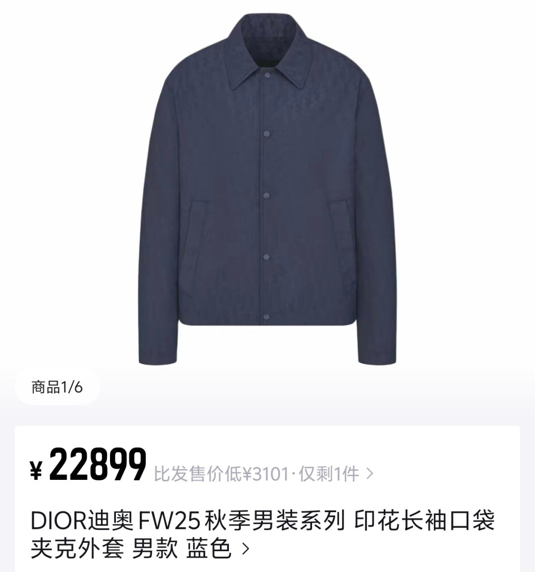 체인2호 / 디올 남성 자켓