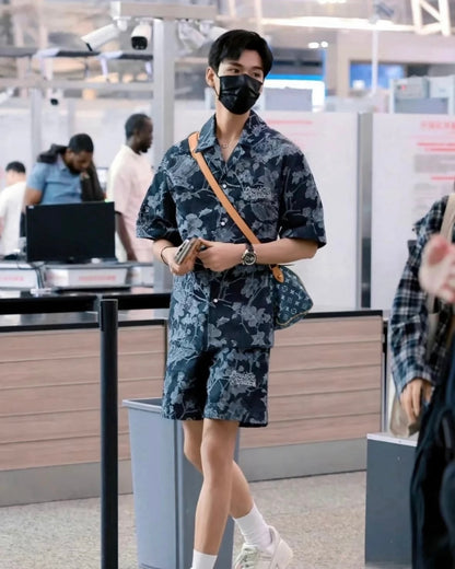 체인2호 / 루이비통 남성 데님 반팔 셔츠