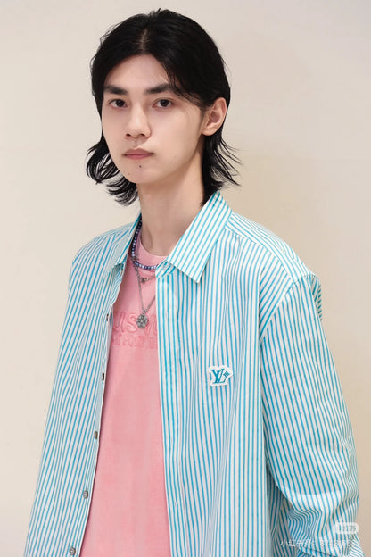 체인2호 / 루이비통 남성 스트라이프 면 긴팔 셔츠