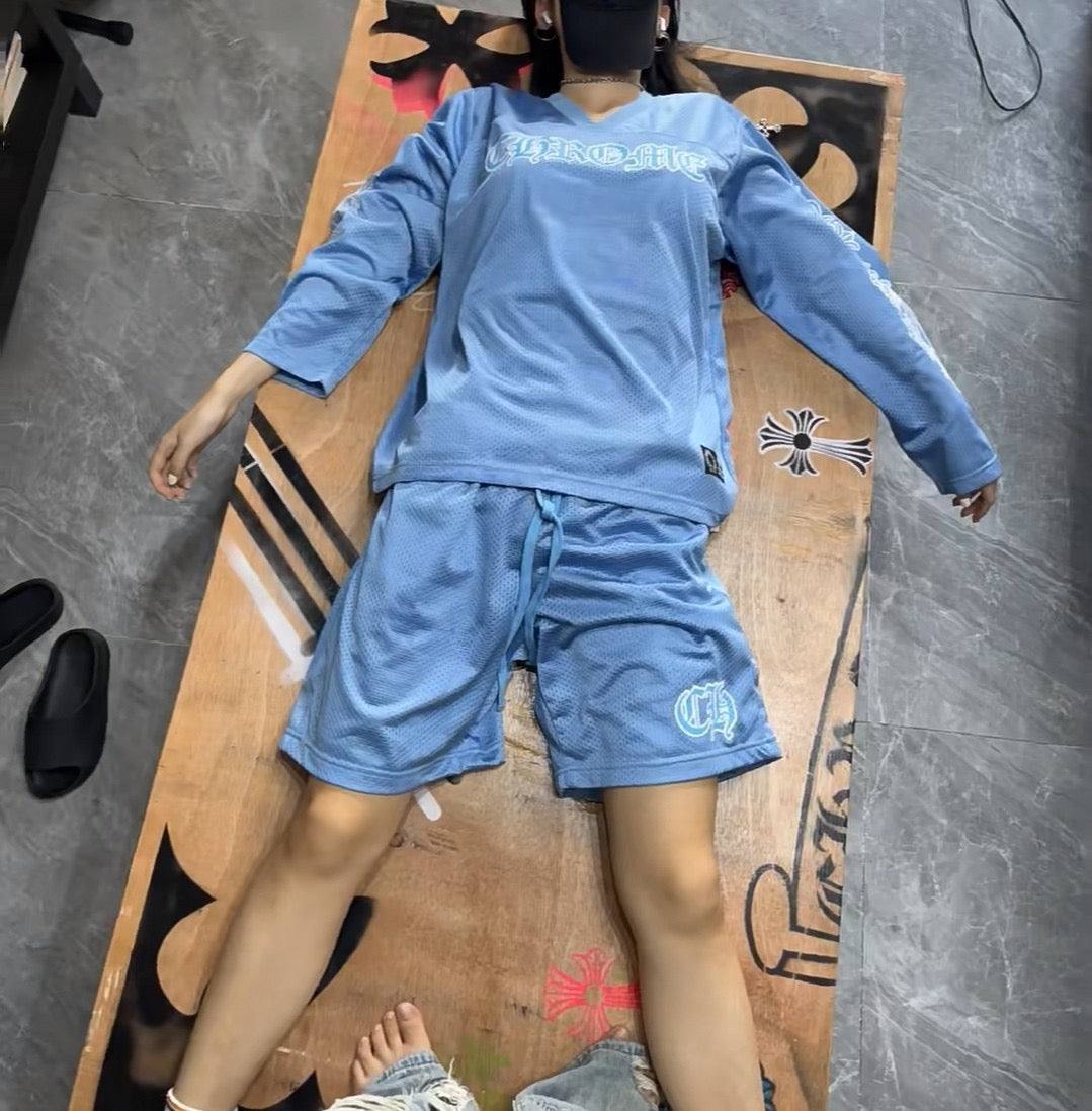 체인2호 / 크롬하츠 여성 보이넥 반팔 티셔츠
