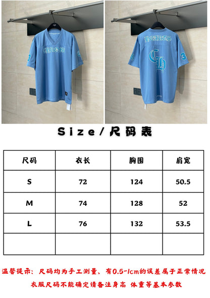 체인2호 / 크롬하츠 여성 보이넥 반팔 티셔츠