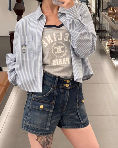 체인2호 / 셀린느 여성 데님 반바지