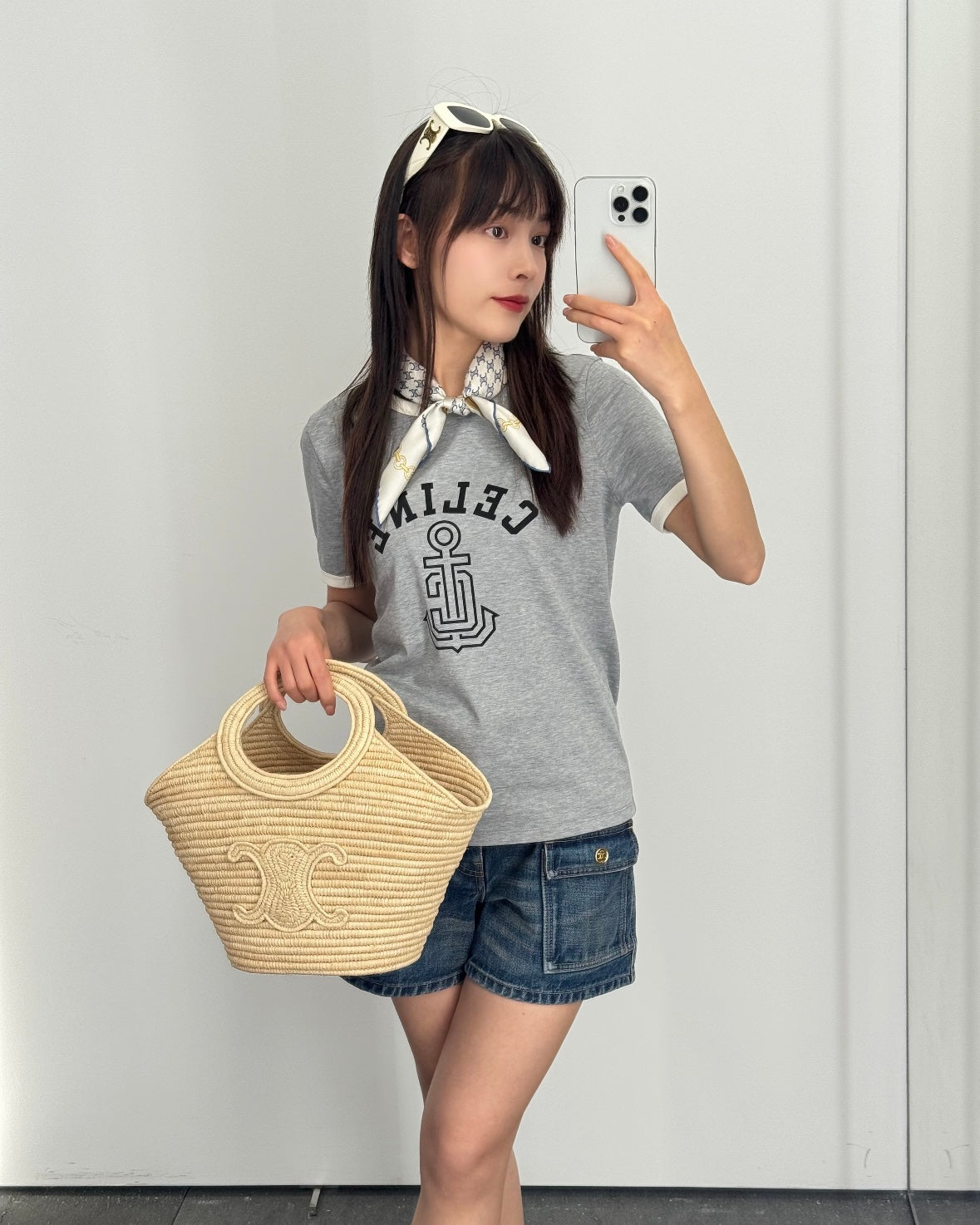 체인2호 / 셀린느 여성 데님 반바지
