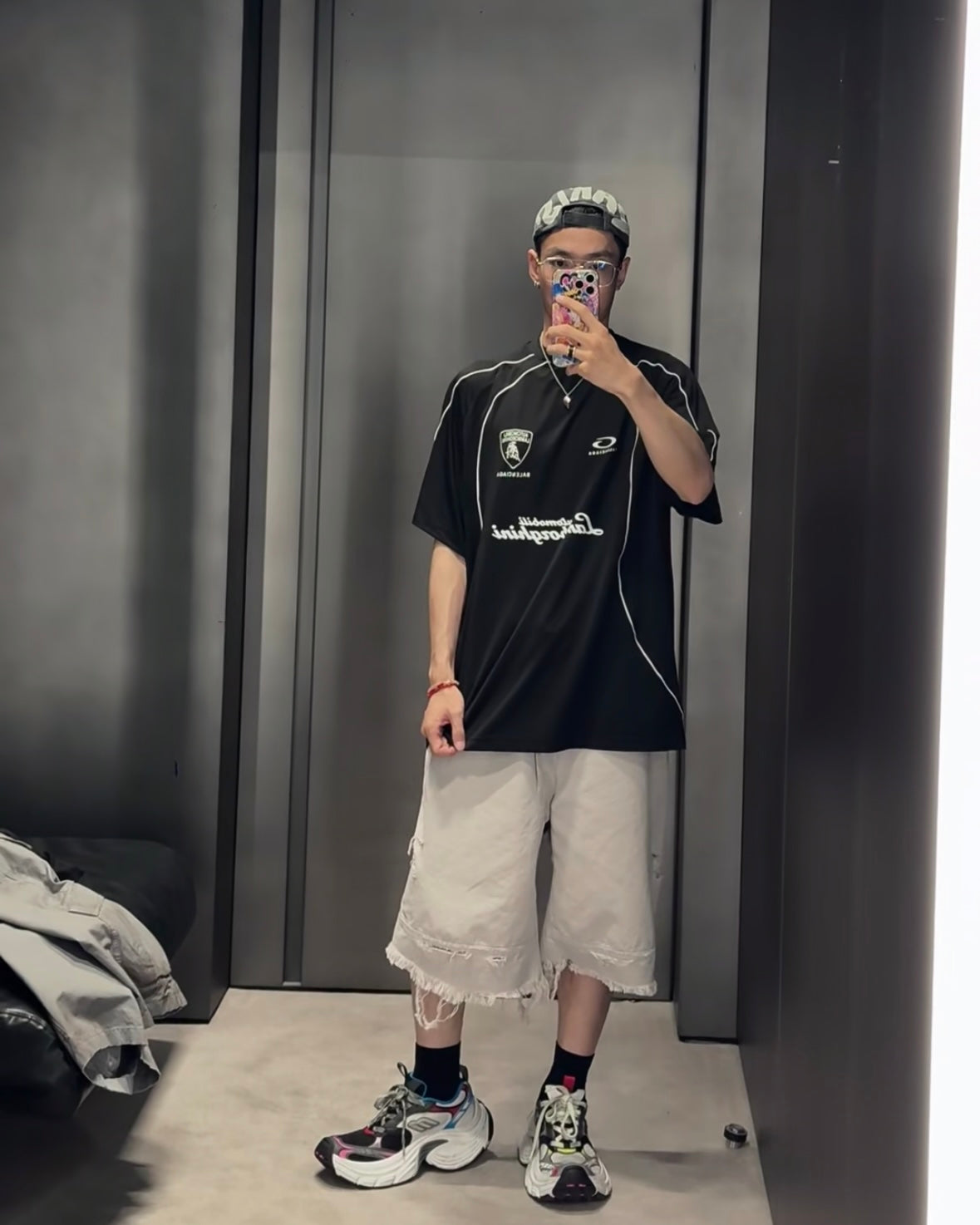 체인2호 / 발렌시아가 남성 반팔 티셔츠