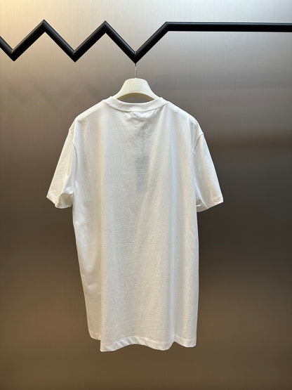 체인2호 / 디올 남성 여성 프린트 라운드 티셔츠