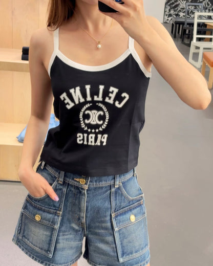 체인2호 / 셀린느 여성 셀린 프린트 나시