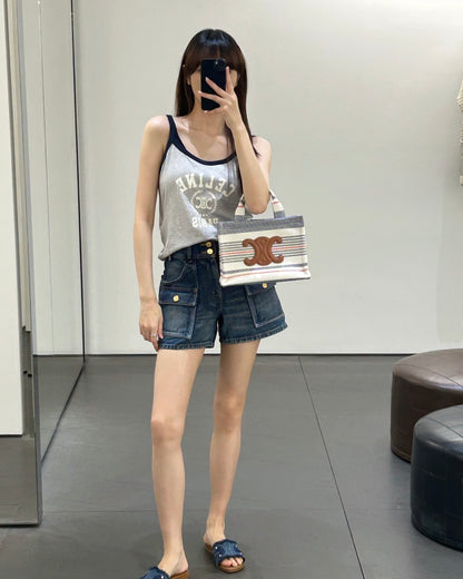 체인2호 / 셀린느 여성 셀린 프린트 나시