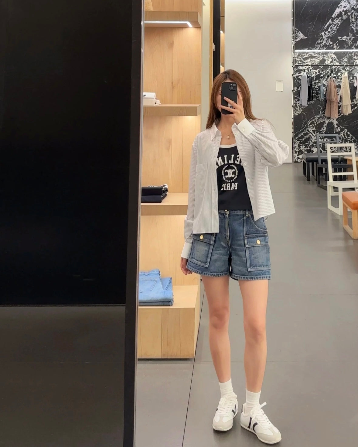 체인2호 / 셀린느 여성 셀린 프린트 나시