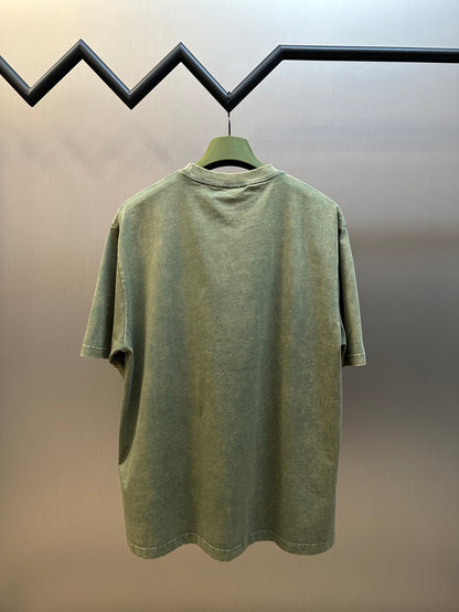 체인2호 / 구찌 남성 여성 초록 프린트 반팔 티셔츠