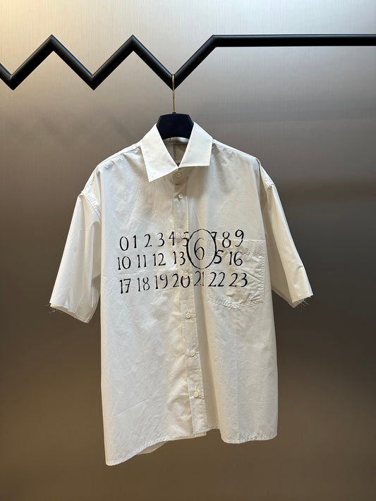 체인2호 / 메종마르지엘라 남성 반팔 블라우스