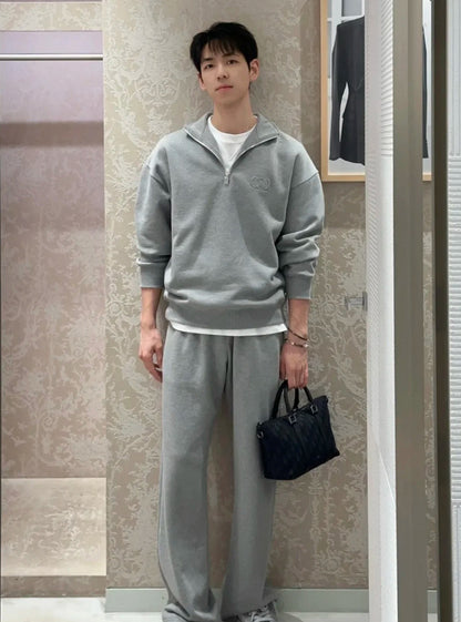 체인2호 / 디올 남성 자수 그레이 팬츠