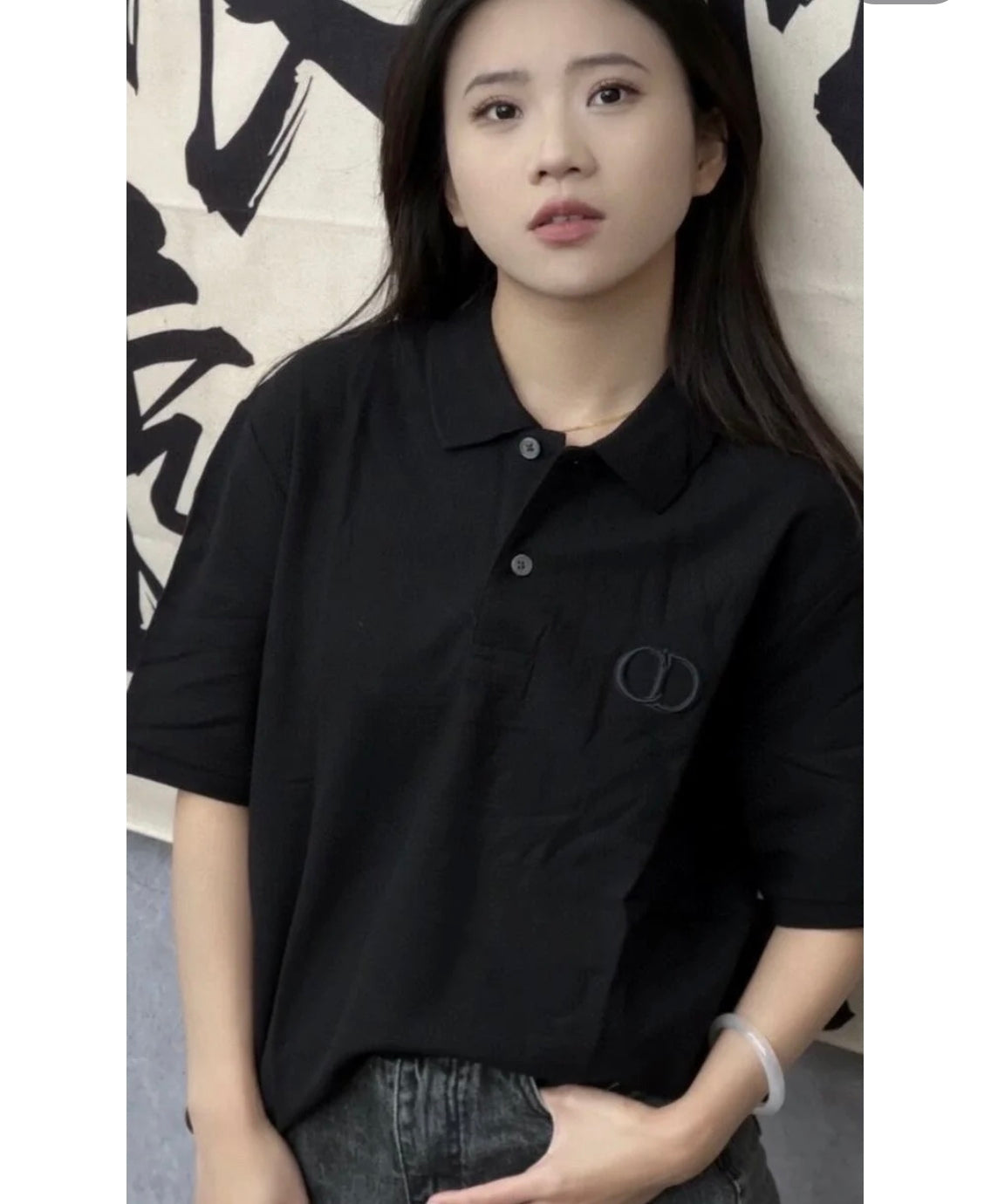 BVG / 디올 남성 폴로넥 반팔 셔츠