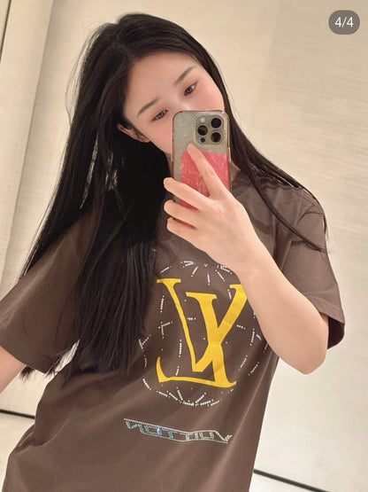 BVG / 루이비통 남성 여성 반팔 티셔츠