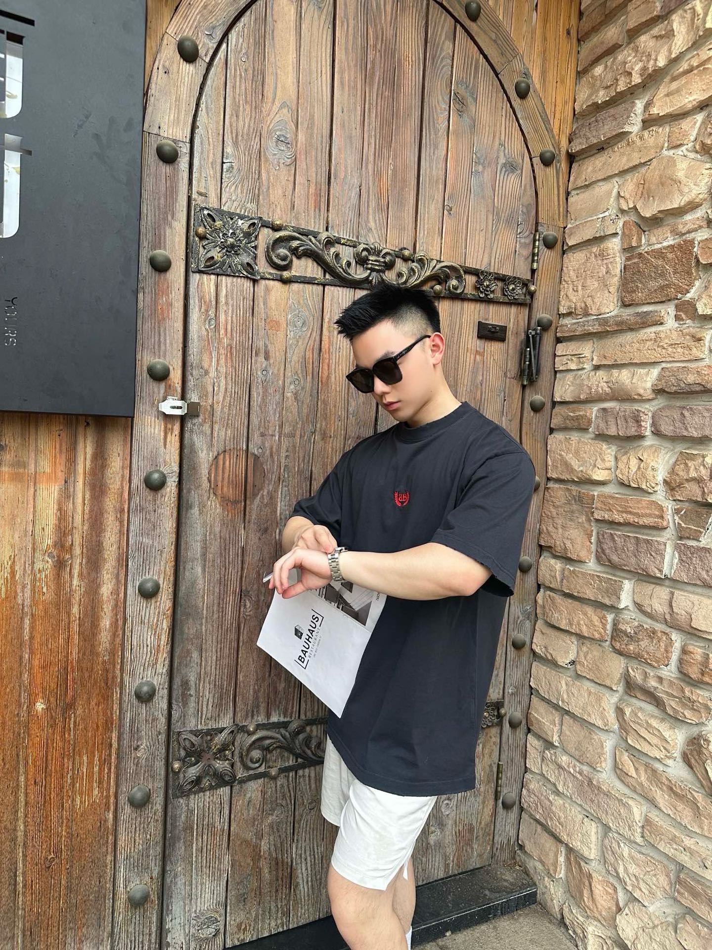 사슬 / 발렌시아가 남성 반팔 티셔츠