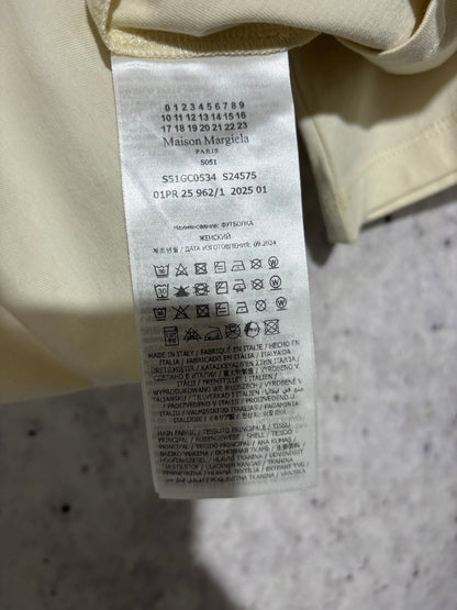 사슬 / 메종마르지엘라 남성 여성 반팔 라운드 티셔츠
