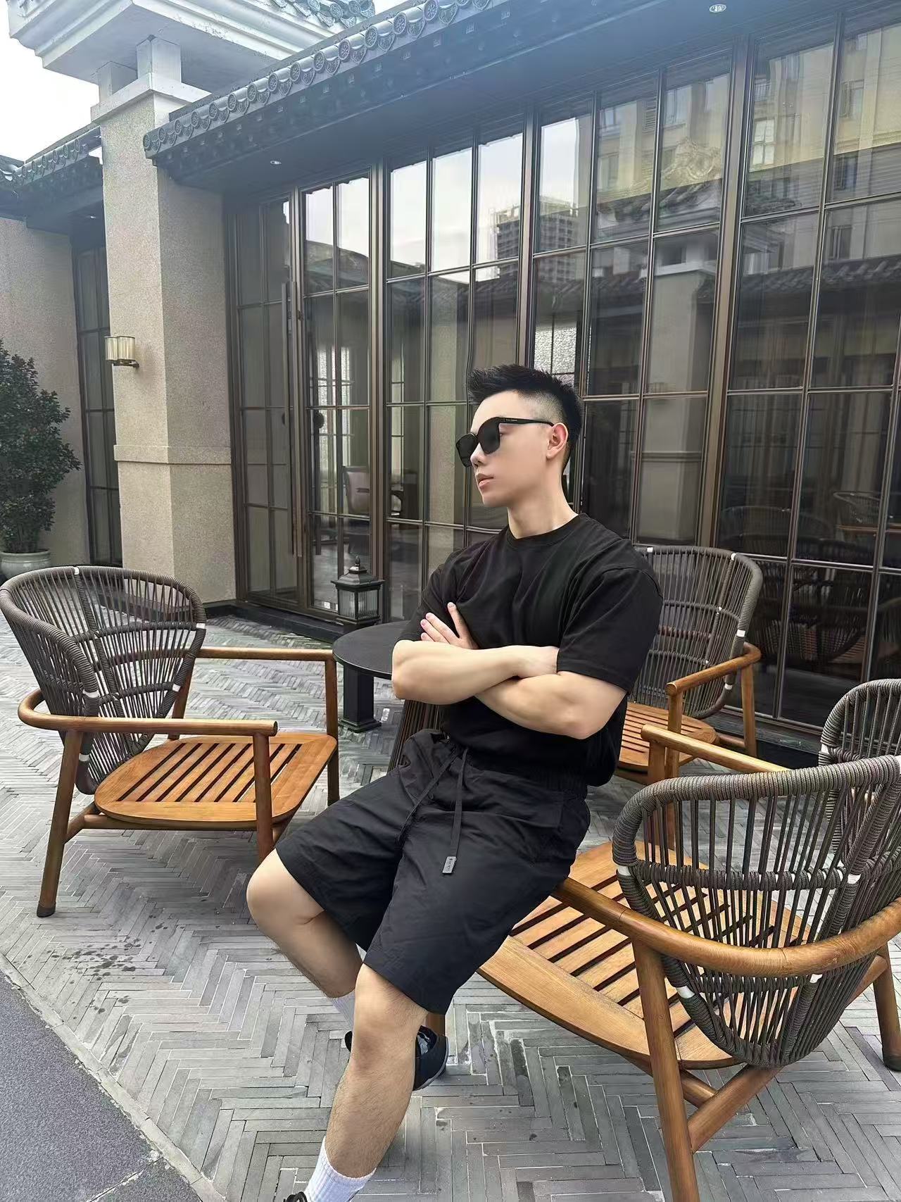 GTR / 로에베 남성 자수 반바지