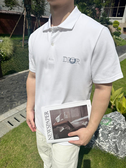 GTR / 디올 남성 폴로넥 반팔 셔츠