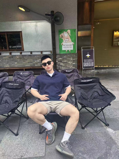 GTR / 프라다 남성 삼각 폴로넥 반팔 셔츠