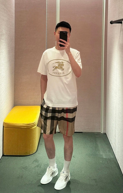 GTR / 버버리 남성 프린트 반팔 티셔츠