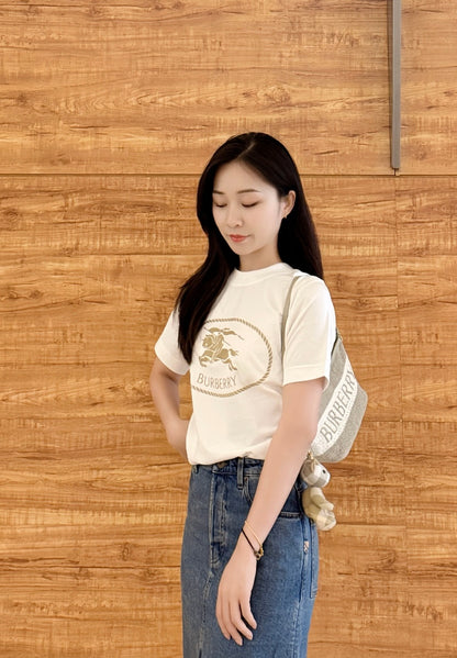 GTR / 버버리 남성 프린트 반팔 티셔츠