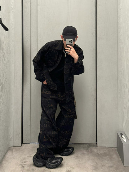 GTR / 발렌시아가 남성 데님 자켓