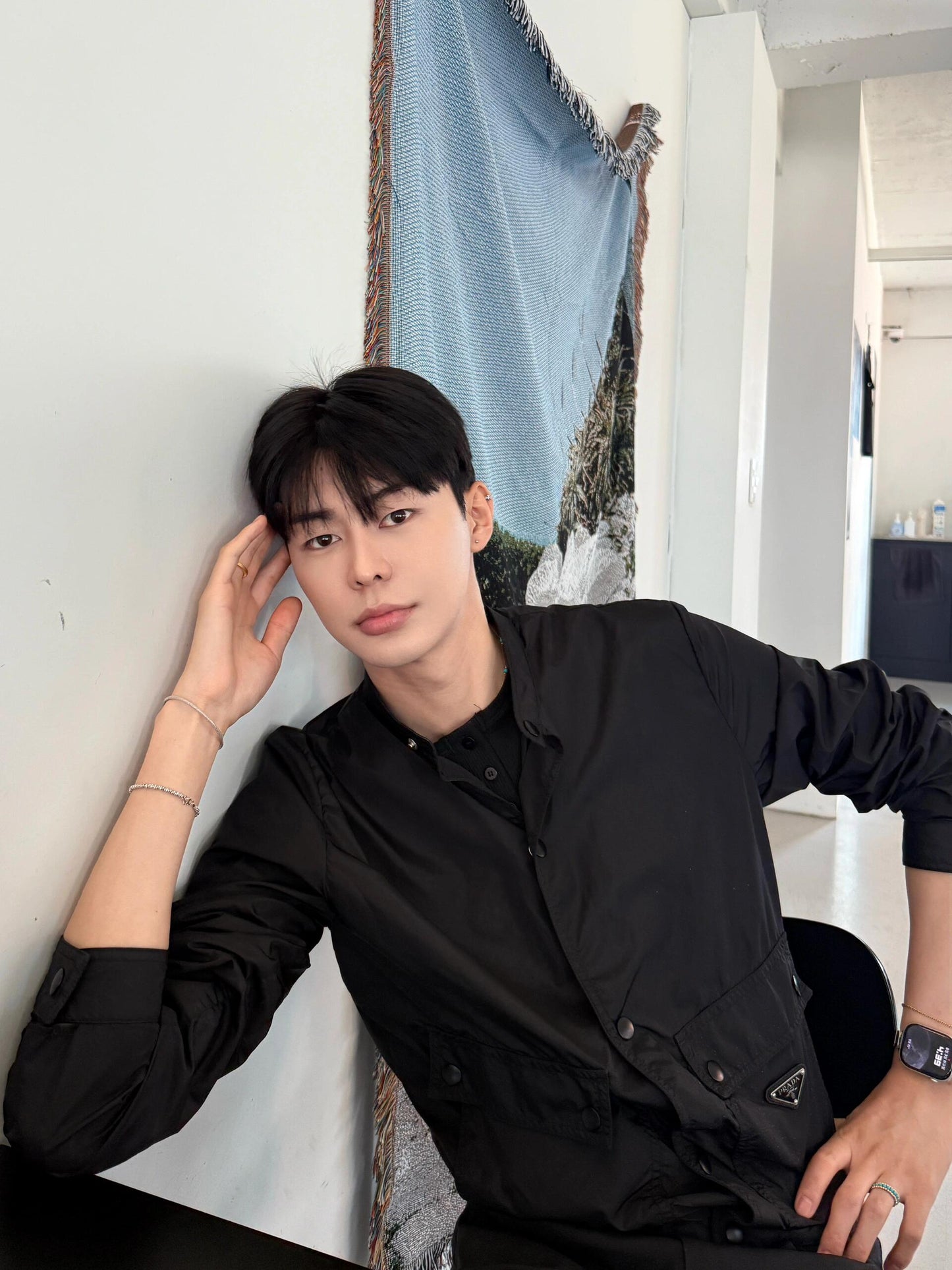 GTR / 프라다 남성 나일론 터틀넥 자켓