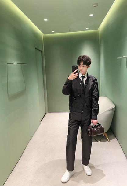 GTR / 프라다 남성 나일론 터틀넥 자켓