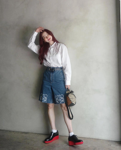 GTR / 로에베 남성 데님 반바지