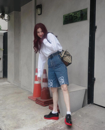 GTR / 로에베 남성 데님 반바지