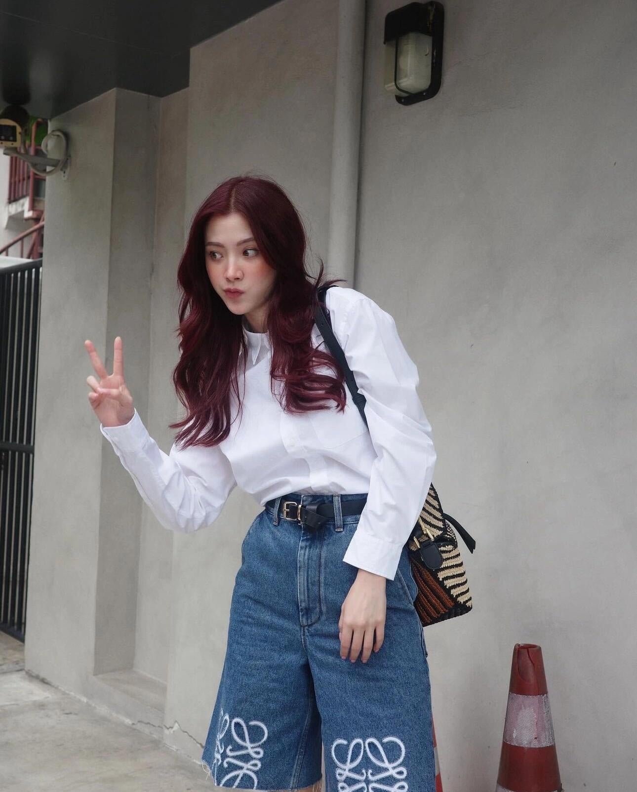 GTR / 로에베 남성 데님 반바지