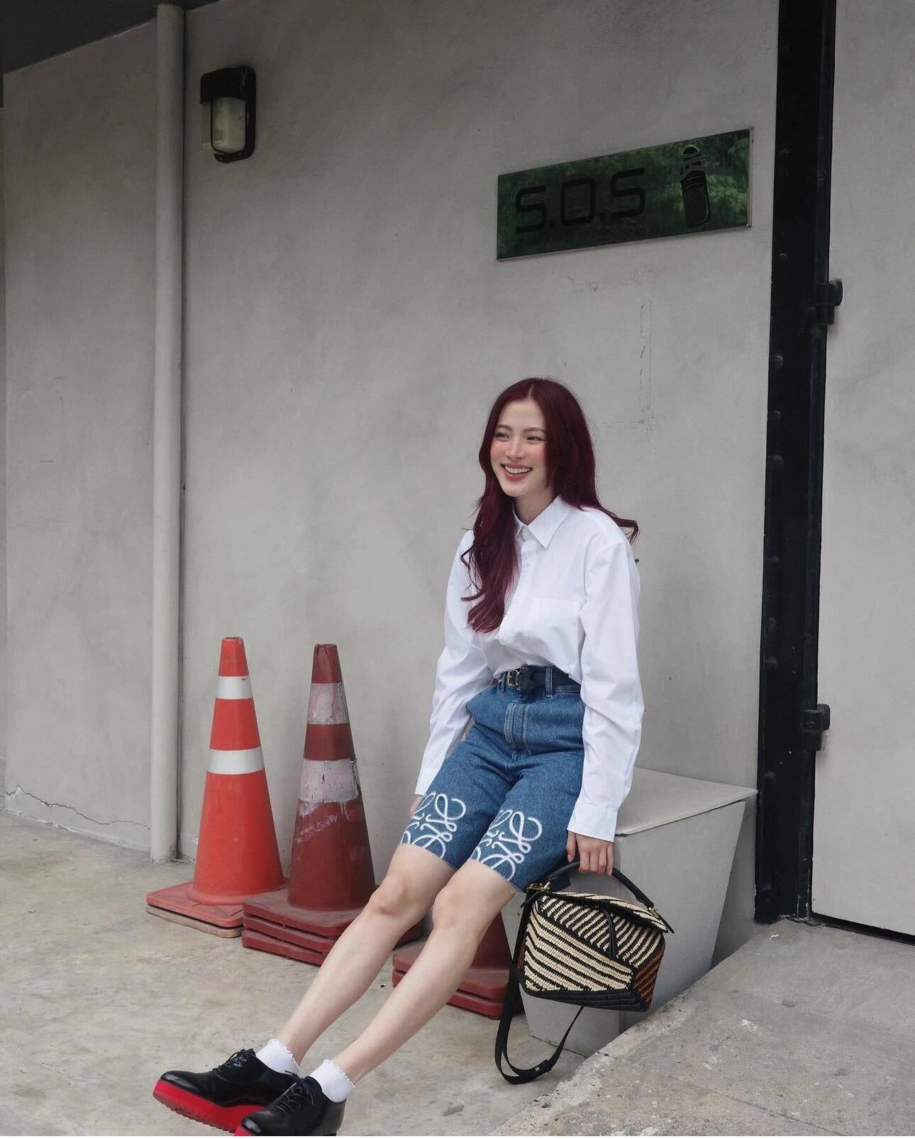 GTR / 로에베 남성 데님 반바지