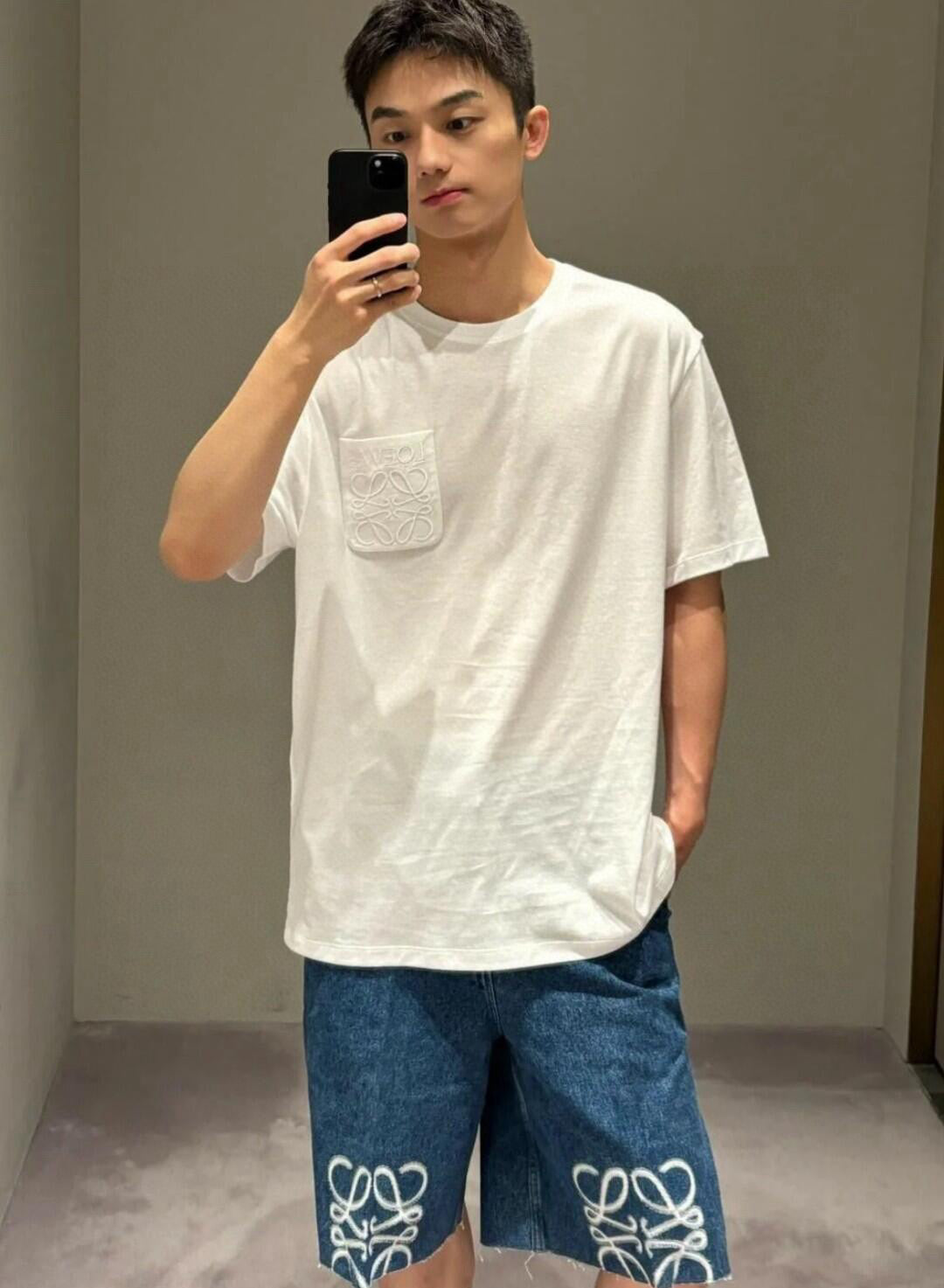 GTR / 로에베 남성 데님 반바지