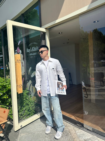 GTR / 프라다 남성 포켓 삼각표 셔츠