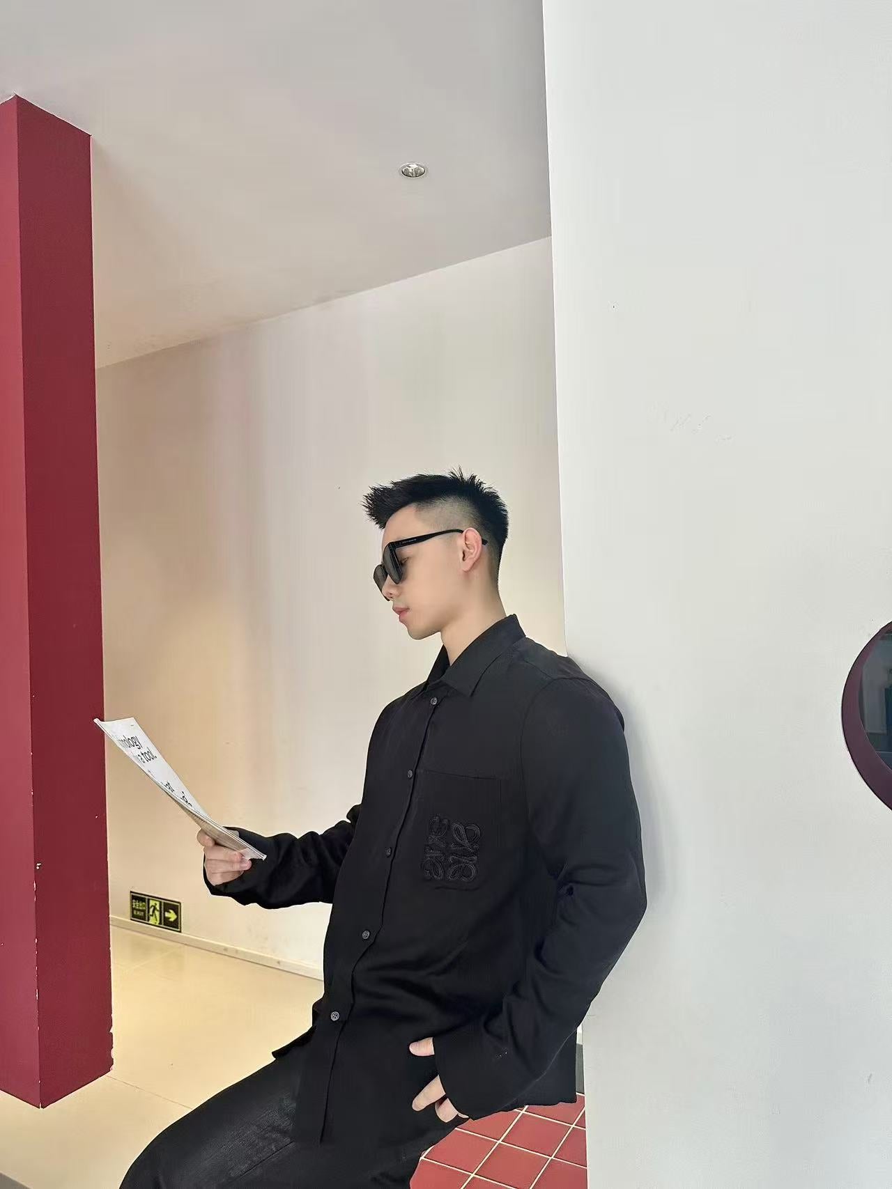 GTR / 로에베 남성 긴팔 셔츠