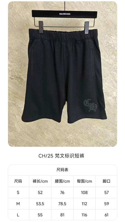 GTR / 크롬하츠 남성 산스크리트 로고 반바지