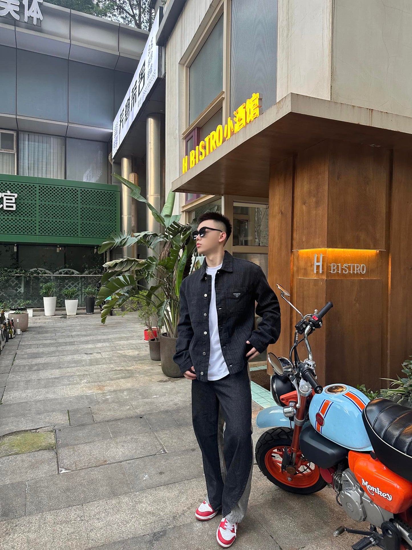 GTR / 프라다 남성 삼각표 데님 자켓
