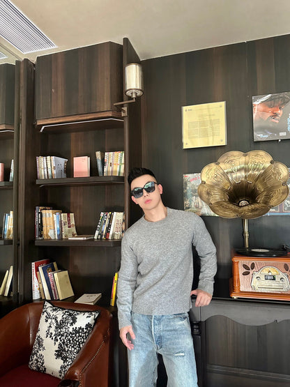 GTR / 샤넬 남성 여성 긴팔 스웨터 니트