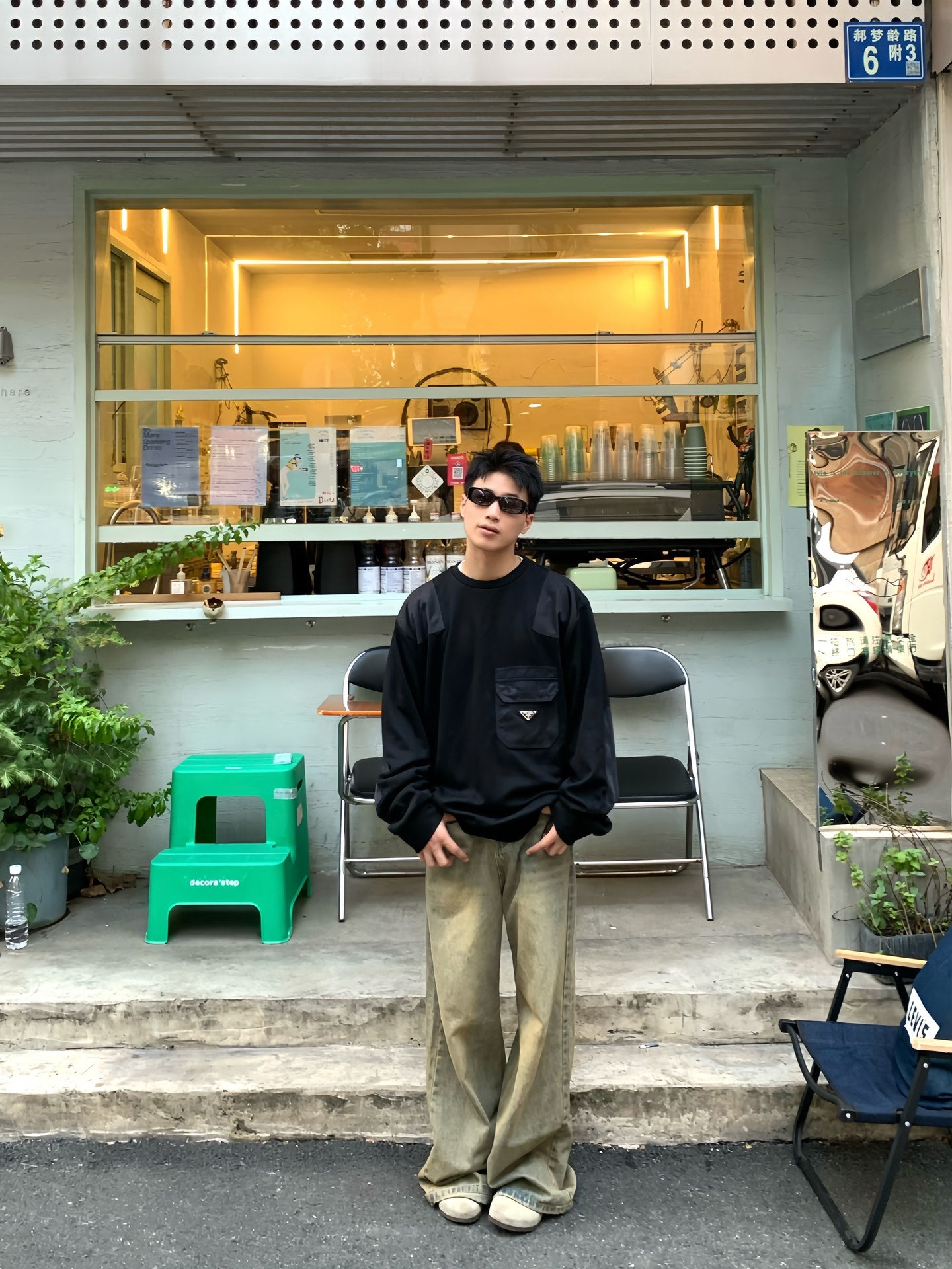 GTR / 프라다 남성 여성 맨투맨