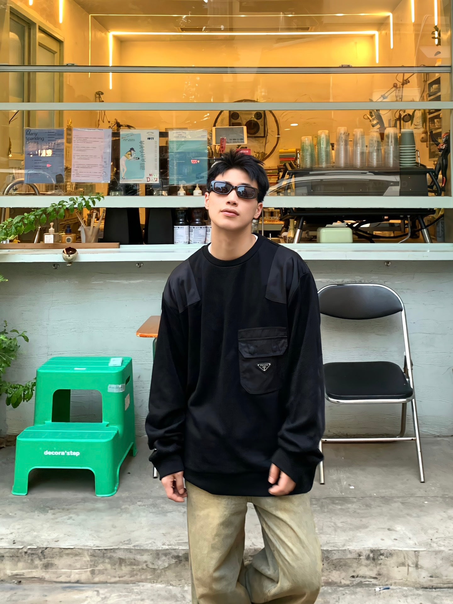 GTR / 프라다 남성 여성 맨투맨