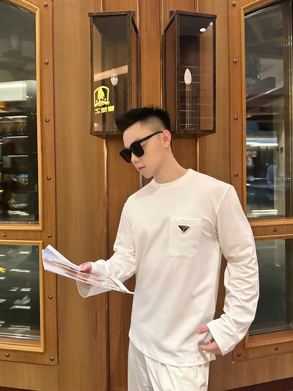 GTR / 프라다 남성 삼각표 포켓 긴팔 티셔츠