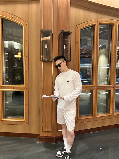 GTR / 프라다 남성 삼각표 포켓 긴팔 티셔츠