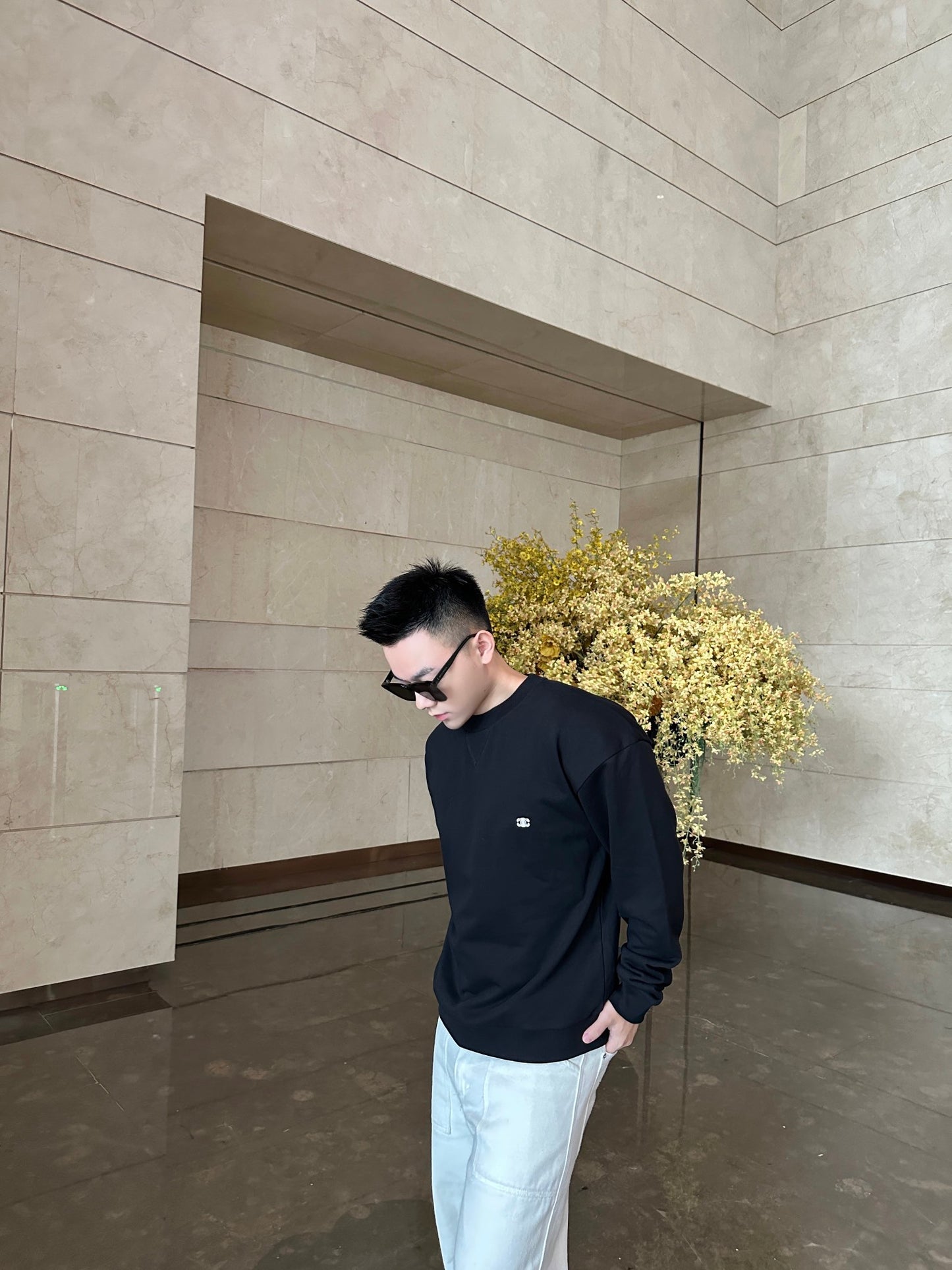 GTR / 셀린느 남성 자수 맨투맨