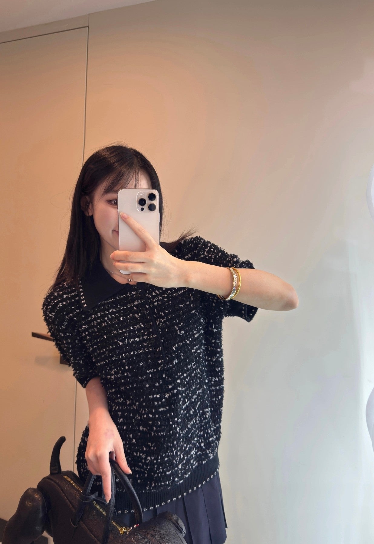 GTR / 톰브라운 남성 폴로넥 반팔 셔츠