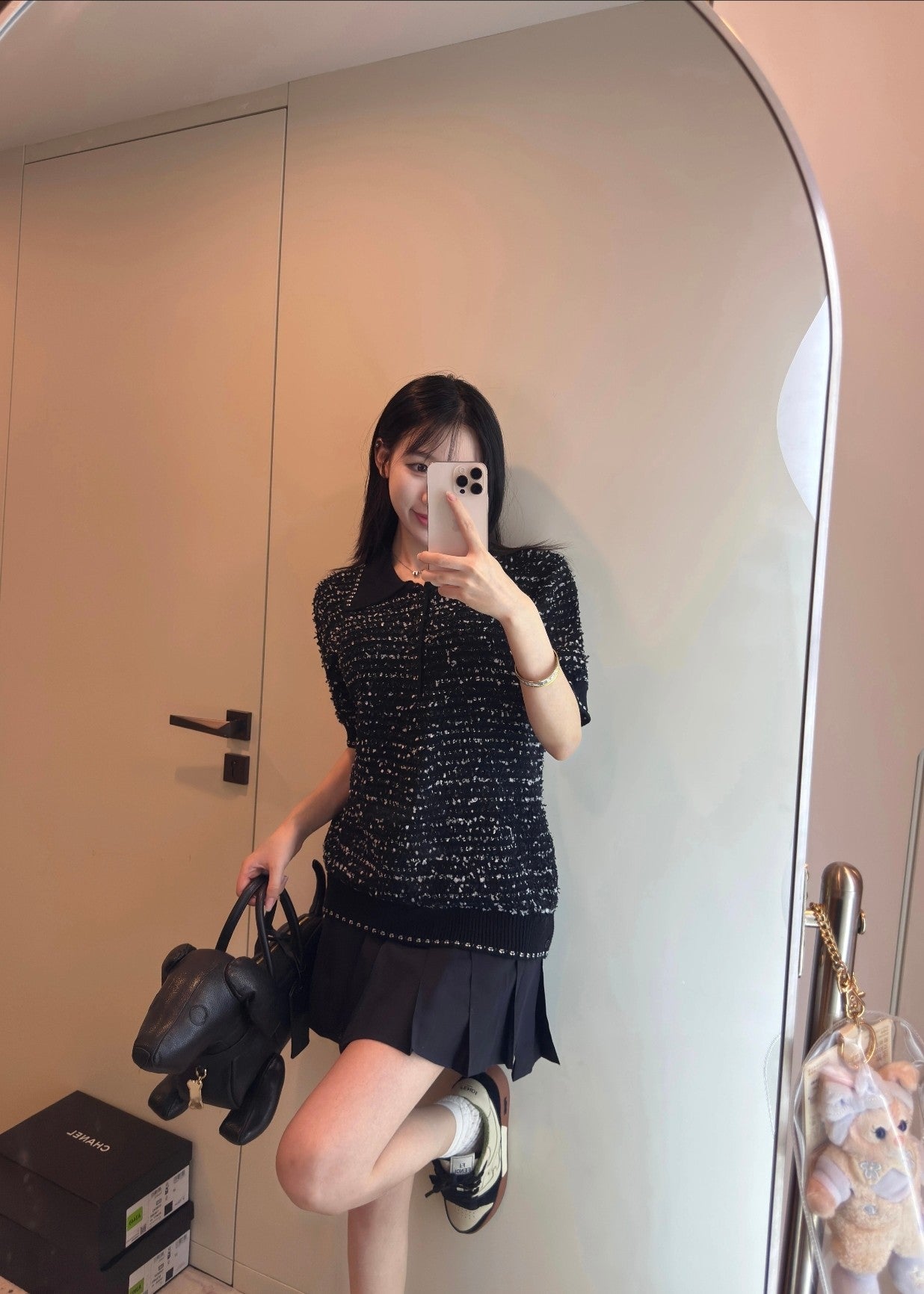 GTR / 톰브라운 남성 폴로넥 반팔 셔츠