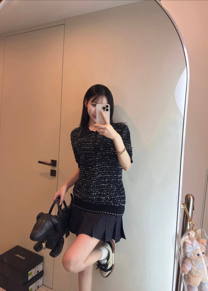 GTR / 톰브라운 남성 폴로넥 반팔 셔츠