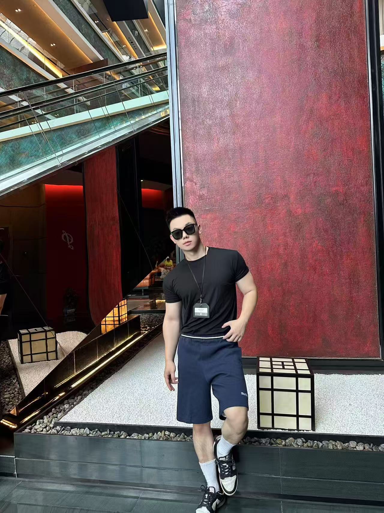 GTR / 미우미우 남성 자수 반바지
